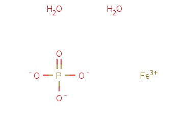 磷酸铁<span class='lighter'>二水合物</span>