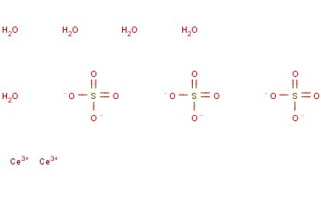 硫酸铈(III )五<span class='lighter'>水</span>