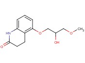 5-(2-hydroxy-3-methoxypropoxy)-3,4-dihydroquinolin-2(<span class='lighter'>1H</span>)-one