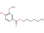 <span class='lighter'>HEXYL</span> <span class='lighter'>4-HYDROXY-3-METHOXYBENZOATE</span>