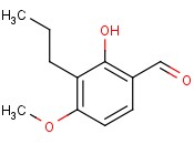 2-hydroxy-4-<span class='lighter'>methoxy</span>-3-propylbenzaldehyde