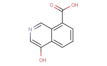 4-HYDROXYISOQUINOLINE-8-<span class='lighter'>CARBOXYLIC</span> ACID