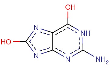 2-氨基-6,8-二羟基<span class='lighter'>嘌呤</span>