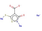 4-羧基-5-<span class='lighter'>巯基</span>-3-羟基-异噻唑三钠
