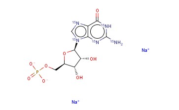 <span class='lighter'>GUANOSINE-15N5-5</span>'-<span class='lighter'>MONOPHOSPHATE</span> <span class='lighter'>SODIUM</span> SALT
