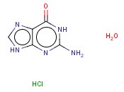 2-<span class='lighter'>氨基</span>-6-羟基嘌呤<span class='lighter'>盐酸盐</span>