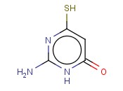 2-<span class='lighter'>氨基</span>-6-巯基- 4(1H)-<span class='lighter'>嘧啶</span>酮