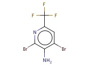 3-<span class='lighter'>AMINO-2,4-DIBROMO</span>-6-(TRIFLUOROMETHYL)PYRIDINE
