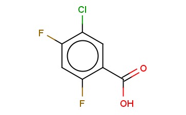 <span class='lighter'>BENZOIC</span> ACID, <span class='lighter'>5-CHLORO-2,4-DIFLUORO-</span>