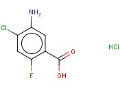 5-氨基-4-氯-2-<span class='lighter'>氟</span>苯甲<span class='lighter'>酸盐酸盐</span>