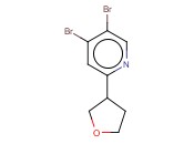 4,5-DIBROMO-2-(<span class='lighter'>TETRAHYDROFURAN</span>-3-YL)PYRIDINE