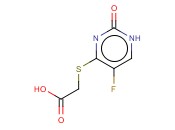 5-氟-4-(羧基甲基硫代)<span class='lighter'>尿嘧啶</span>