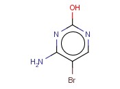 4-<span class='lighter'>AMINO-5-BROMO</span>-2-PYRIMIDINOL