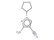 3-Amino-1-cyclopentyl-1H-pyrazole-4-carbonitrile