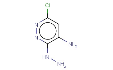 3-肼基-4-<span class='lighter'>氨基</span>-6-氯<span class='lighter'>哒</span><span class='lighter'>嗪</span>