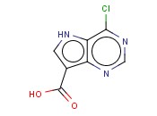 4-氯-5H-吡咯并[3,2-d]<span class='lighter'>嘧啶</span>-7-<span class='lighter'>甲酸</span>