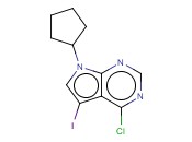 4-Chloro-7-<span class='lighter'>cyclopentyl</span>-5-iodo-7H-pyrrolo[2,3-d]pyrimidine