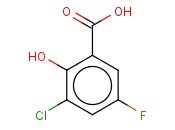 3-CHLORO-5-<span class='lighter'>FLUORO-2-HYDROXY</span>-BENZOIC ACID