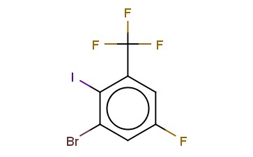 3-BROMO-5-FLUORO-2-<span class='lighter'>IODOBENZOTRIFLUORIDE</span>