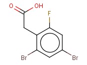 2,4-DIBROMO-6-<span class='lighter'>FLUOROPHENYLACETIC</span> ACID