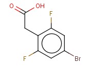 <span class='lighter'>BENZENEACETIC</span> ACID, <span class='lighter'>4-BROMO-2,6-DIFLUORO-</span>