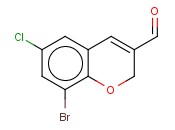2H-1-<span class='lighter'>苯</span>并吡喃-3-<span class='lighter'>甲醛</span>,8-溴-6-氯-