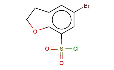 5-<span class='lighter'>溴</span>-<span class='lighter'>2,3</span>-<span class='lighter'>二</span><span class='lighter'>氢</span><span class='lighter'>苯</span><span class='lighter'>并</span><span class='lighter'>呋喃</span>-7-<span class='lighter'>磺</span><span class='lighter'>酰</span><span class='lighter'>氯</span>