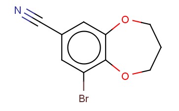 <span class='lighter'>9-BROMO-3,4-DIHYDRO-2H-1,5-BENZODIOXEPINE-7-CARBONITRILE</span>