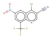 4-CHLORO-6-NITRO-8-(TRIFLUOROMETHYL)-<span class='lighter'>3-QUINOLINECARBONITRILE</span>