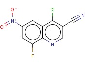 <span class='lighter'>3-QUINOLINECARBONITRILE</span>, 4-CHLORO-8-FLUORO-6-NITRO-