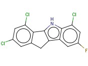 <span class='lighter'>8-FLUORO-2,4,6-TRICHLORO-5,10-DIHYDROINDENO</span>[<span class='lighter'>1,2-B</span>]<span class='lighter'>INDOLE</span>