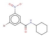 <span class='lighter'>3-BROMO-N-CYCLOHEXYL-5-NITROBENZAMIDE</span>