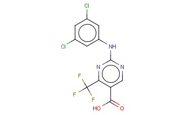 2-(3,5-DICHLOROANILINO)-4-(TRIFLUOROMETHYL)PYRIMIDINE-5-CARBOXYLIC ACID