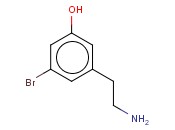 3-(2-AMINOETHYL)-5-<span class='lighter'>BROMOPHENOL</span>