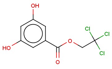 <span class='lighter'>2,2,2</span>-<span class='lighter'>三</span><span class='lighter'>氯</span><span class='lighter'>乙基</span><span class='lighter'>3,5</span>-<span class='lighter'>二</span><span class='lighter'>羟</span><span class='lighter'>苯甲酸</span>