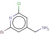 (2-bromo-6-chloropyridin-4-yl)methanamine
