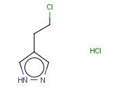 4-(2-<span class='lighter'>CHLOROETHYL</span>)-1H-PYRAZOLE <span class='lighter'>HYDROCHLORIDE</span>