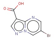 6-BROMOPYRAZOLO[<span class='lighter'>1,5-A</span>]PYRIMIDINE-3-CARBOXYLIC ACID