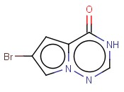 6-BROMOPYRROLO[<span class='lighter'>1,2</span>-F][1,2,4]TRIAZIN-4(3H)-ONE