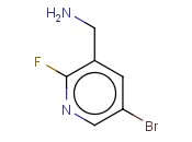(5-BROMO-2-FLUOROPYRIDIN-3-YL)<span class='lighter'>METHANAMINE</span>