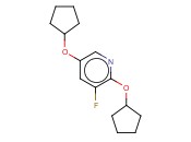 2,5-BIS(CYCLOPENTYLOXY)-<span class='lighter'>3-FLUOROPYRIDINE</span>