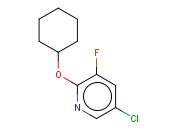 5-CHLORO-2-(CYCLOHEXYLOXY)-<span class='lighter'>3-FLUOROPYRIDINE</span>
