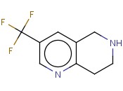 3-(TRIFLUOROMETHYL)-5,6,7,8-<span class='lighter'>TETRAHYDRO</span>-1,6-NAPHTHYRIDINE