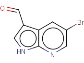 5-BROMO-1H-PYRROLO[2,3-B]PYRIDINE-3-<span class='lighter'>CARBALDEHYDE</span>