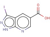 3-IODO-1H-PYRAZOLO[<span class='lighter'>3,4</span>-B]PYRIDINE-5-CARBOXYLIC ACID