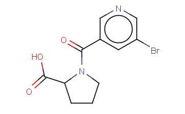 1-(5-BROMO-PYRIDINE-3-CARBONYL)-PYRROLIDINE-2-CARBOXYLIC ACID