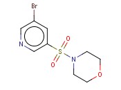 4-[(5-<span class='lighter'>溴</span>-3-<span class='lighter'>吡啶基</span>)磺酰]吗啉