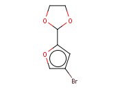 4-BROMOFURAN-2-CARBOXALDEHYDE <span class='lighter'>ETHYLENE</span> GLYCOL <span class='lighter'>ACETAL</span>