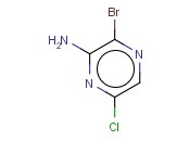 2-<span class='lighter'>氨基</span>-3-溴-6-氯<span class='lighter'>吡</span><span class='lighter'>嗪</span>
