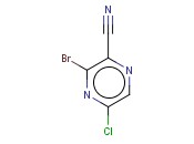 3-溴-5-氯<span class='lighter'>吡</span><span class='lighter'>嗪</span>-2-甲腈